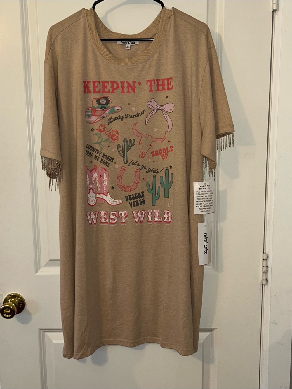 Fashion Nova Torrid Plus Size Western Tunic Tee Dress